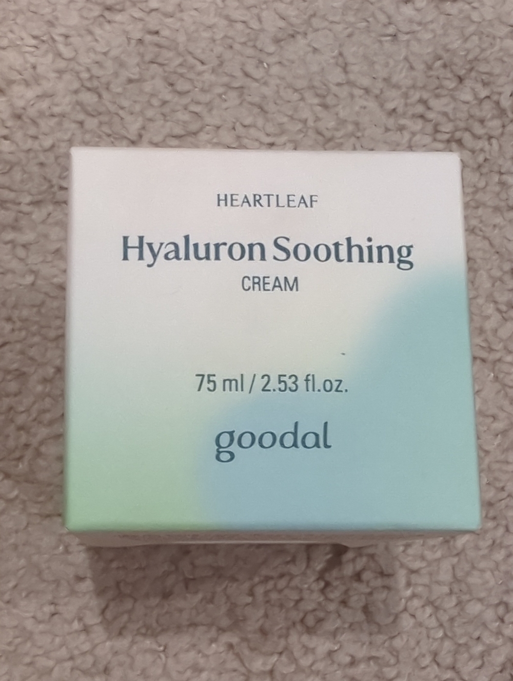 Goodal Heartleaf Hyaluron Soothing Cream - K Beauty — 75ml/2.53fl oz